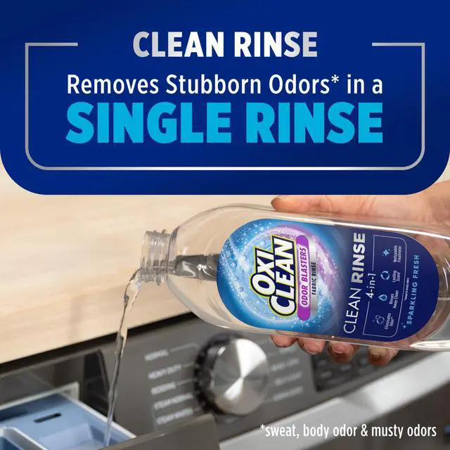 Alt view image 4 of 7 - Blasters Fabric Rinse, Sparkling Fresh Scent, 50 fl oz | 4-in-1 Clean Rinse Formula, Laundry Additive, Odor Eliminator, Removes Sweat and Musty Odors