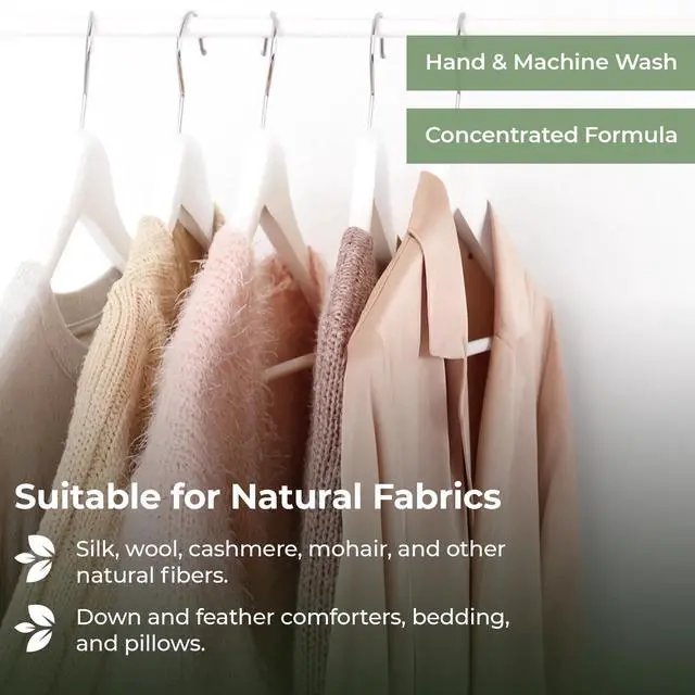 Alt view image 3 of 7 - Delicates Detergent - Fragrance Free - 4 fl oz | EWG Verified & EPA Safer Choice - Enzyme-Free Liquid Detergent - Hypoallergenic, Dermatologist Tested, Gentle on Silk & Wool