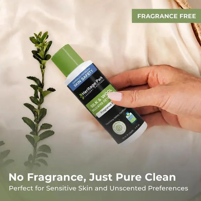 Alt view image 5 of 7 - Delicates Detergent - Fragrance Free - 4 fl oz | EWG Verified & EPA Safer Choice - Enzyme-Free Liquid Detergent - Hypoallergenic, Dermatologist Tested, Gentle on Silk & Wool