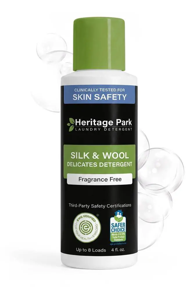 Main image of Delicates Detergent - Fragrance Free - 4 fl oz | EWG Verified & EPA Safer Choice - Enzyme-Free Liquid Detergent - Hypoallergenic, Dermatologist Tested, Gentle on Silk & Wool