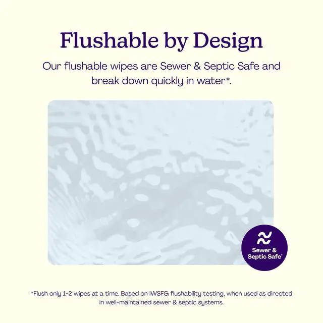 Alt view image 4 of 6 - Toddler Flushable Wipes, X-Large Size for Potty Training, 42ct