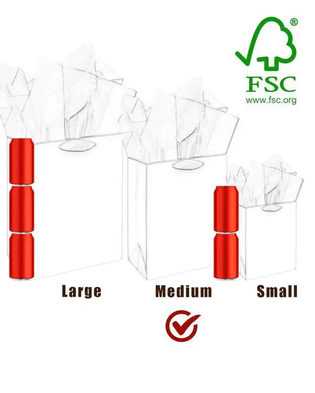 Alt view image 7 of 7 - 7.9"x4.3"x9.6" 6PCS Clash Flowers Paper Gift Bags with Tissue Paper Handles Medium Size Bags Tissue Paper
