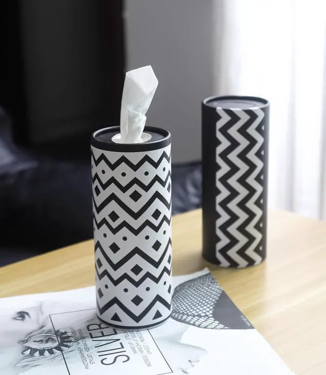 Alt view image 4 of 7 - Small Car Tissues Holder with Facial Tissues - 4PK - Tisses for Car Travel Tissue Tubes Box Container Cylinder for Vehicle Cup Holder