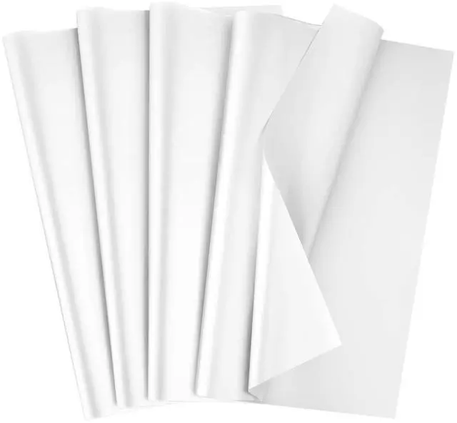 Main image of White Tissue Paper 80 Sheets, 14 x 20 Inch Gift Wrapping Bulk Tissue Paper for Gift Bags for Christmas DIY Arts Crafts Shredded Filler Birthday Graduation