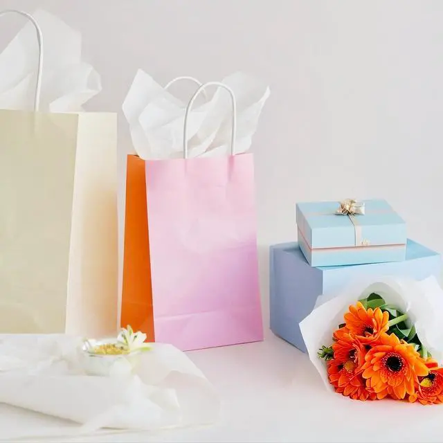 Alt view image 7 of 7 - 140 Sheets White Tissue Paper for Gift Bags 20x14 inch | Acid Free Wrapping Paper Bulk for Gift Package, Storage, Christmas Wedding Birthday Mother's Day Party Decor Art Craft