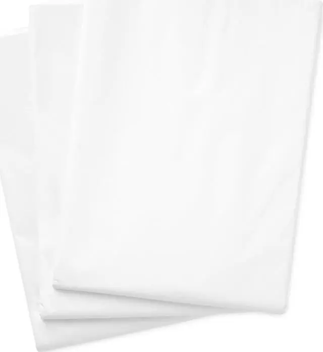 Main image of Bulk White Tissue Paper (100 Sheets) for Birthdays, Christmas, Graduations, Gift Wrap, Crafts, DIY Paper Flowers, Tassel Garland, Gift Baskets