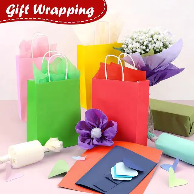 Alt view image 4 of 7 - 400 Sheets Tissue Paper,40-Color 14"X10" Tissue Paper for Gift Bags | Gift Tissue Paper Bulk for CraftsBirthday Party,Flower Decoration,Colored Tissue Paper for Packaging