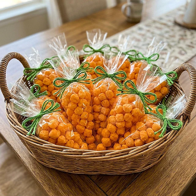 Alt view image 5 of 7 - Cone Shaped Treat Bags, 5x10 in Clear Popcorn Bags with Ties 200Pcs | Cone Cellophane Bags, Clear Triangle Plastic Bags for Party Favor, Popcorn, Candy