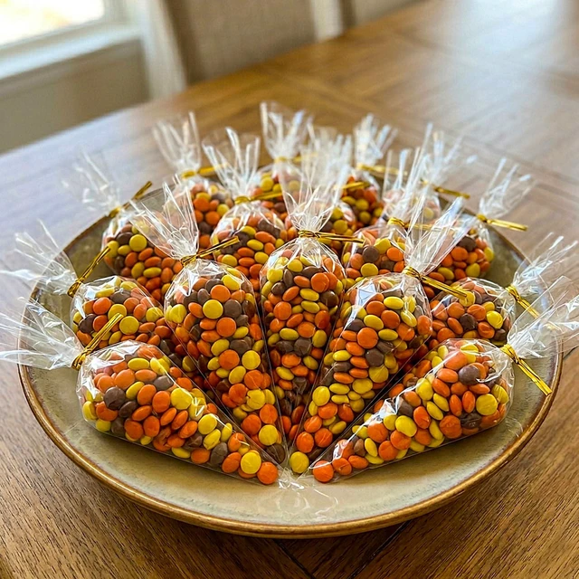 Alt view image 6 of 7 - Cone Shaped Treat Bags, 5x10 in Clear Popcorn Bags with Ties 200Pcs | Cone Cellophane Bags, Clear Triangle Plastic Bags for Party Favor, Popcorn, Candy