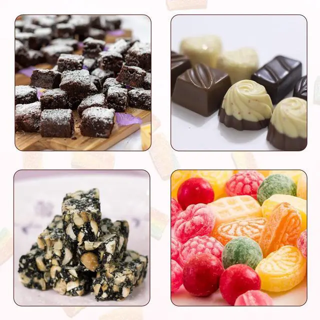 Alt view image 6 of 6 - 300 Pack Candy Wrappers, Chocolate and Caramel Wrappers Nonstick, Wax Paper Square Sheets,Candy Paper for Caramel,Taffy,Nougat,Treats,Lollipop