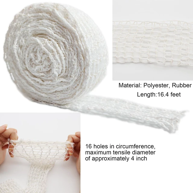 Alt view image 3 of 7 - 16.4ft Meat Netting Roll, Size 16 Ham Sock Elastic Netting | Meat Butcher Twine Net for Meat Cooking Smoking, or Drying