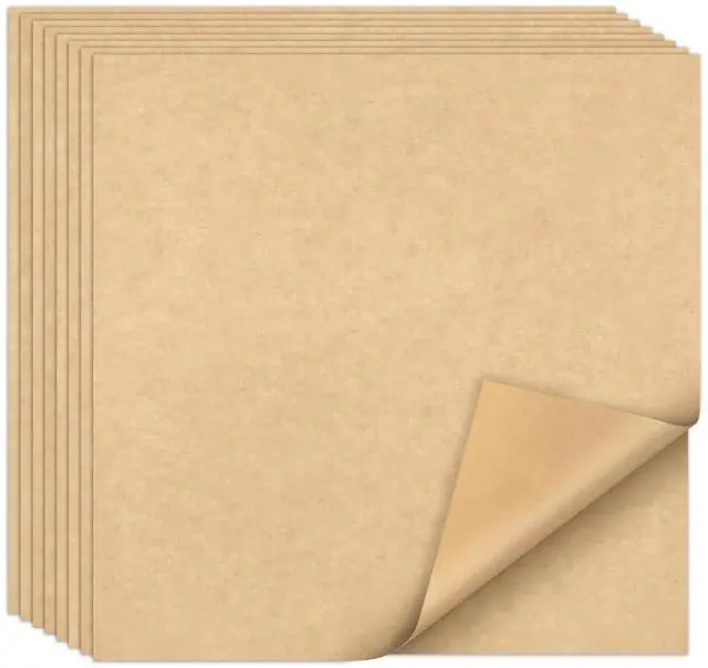 Main image of 12 x 12" Grease Resistant Deli Paper Precut Sheets, 100 Pcs | Kraft Unbleached Food Basket Liners, Sandwich Wrapping Paper, for Deli Food, BBQ, Picnic, Party