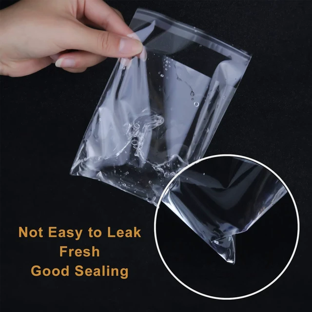Alt view image 4 of 7 - 400 Pcs 4"x4.73" Clear Resealable Cellophane Bags Good for Bakery, Candle, Soap, Cookie Poly Bags