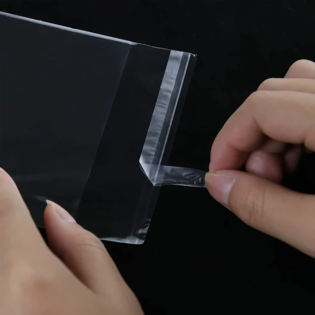 Alt view image 7 of 7 - 400 Pcs 4"x4.73" Clear Resealable Cellophane Bags Good for Bakery, Candle, Soap, Cookie Poly Bags