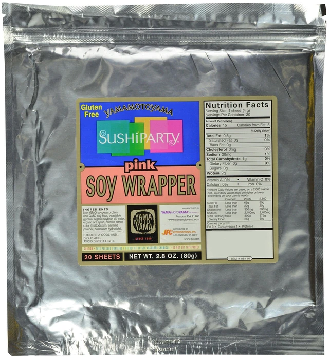 Main image of Soy Wrapper, Pink, 20 Count