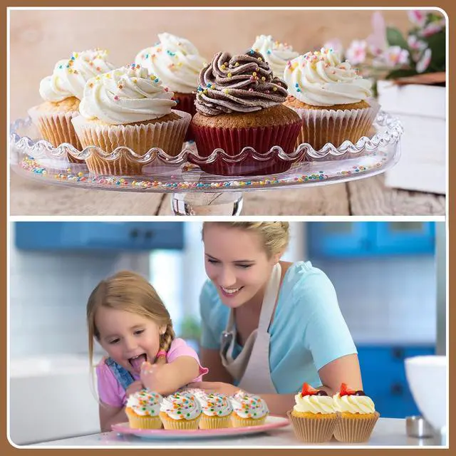 Alt view image 5 of 7 - 500pcs Standard Natural cupcake liners for baking,food grade cupcake wrappers,non-stick, greaseproof parchment muffin liners,by Bake Choice (500PCS Brown)