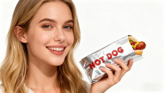 Alt view image 6 of 6 - 60 Pack Foil Hot Dog Wrappers Grease-Resistant Sleeves for Parties, Food Trucks, BBQs, and Takeout Keep Hot Dogs Warm & Fresh