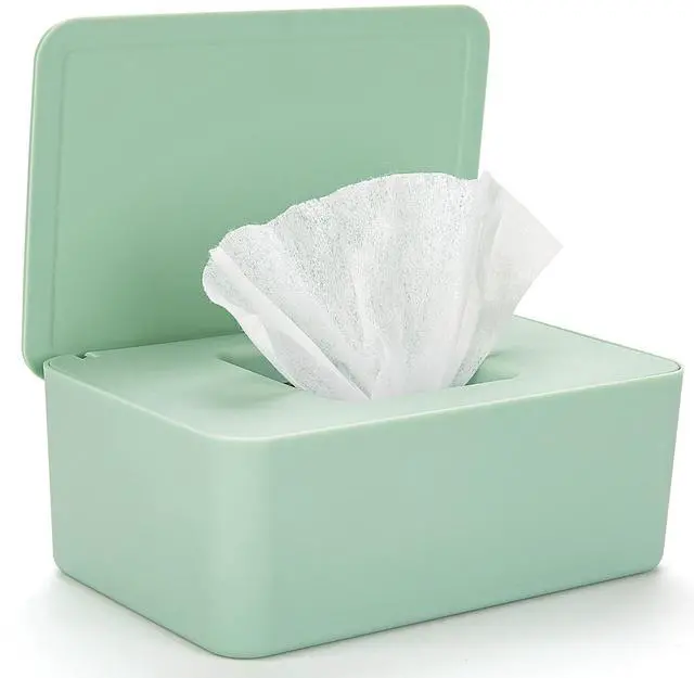 Main image of Baby Wipes Dispenser, Wipe Holder for Baby & Adult,Keeps Wet Tissue Fresh, Non-Slip Wipes Case, Flushable Wipe Container with Sealing Design Lid