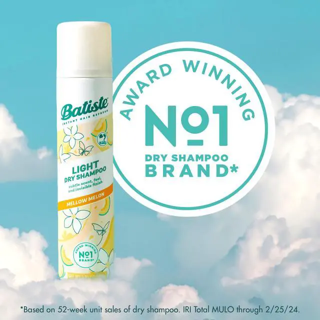 Alt view image 3 of 7 - Light Dry Shampoo, Mellow Melon Fragrance, 3.81 Oz | Subtle Melon Scent, Lightweight Formula, Invisible Finish, Gently Removes Oil and Grease Between Washes