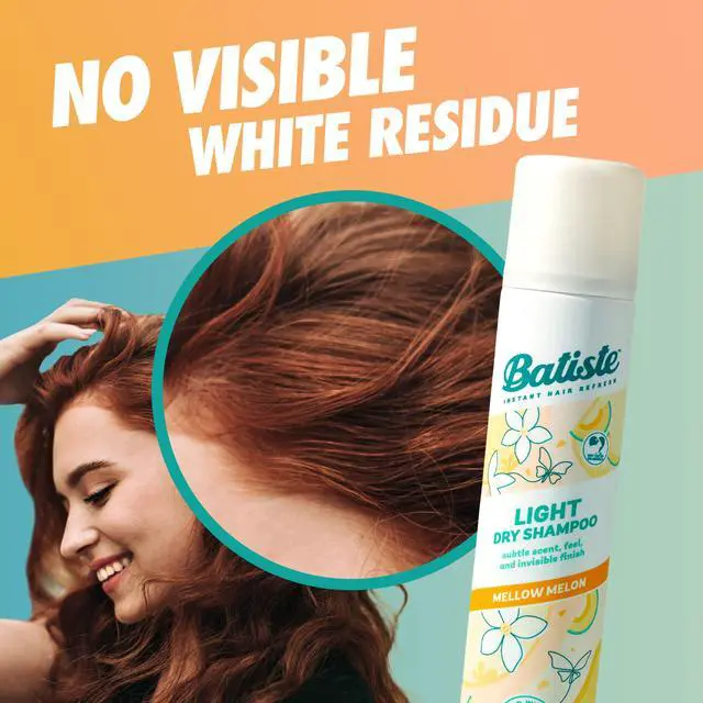 Alt view image 5 of 7 - Light Dry Shampoo, Mellow Melon Fragrance, 3.81 Oz | Subtle Melon Scent, Lightweight Formula, Invisible Finish, Gently Removes Oil and Grease Between Washes