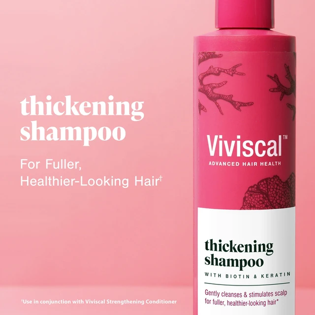 Alt view image 2 of 7 - Thickening Shampoo, 8.45 Fl Oz | Strengthens Hair and Reduces Breakage for Thicker, Fuller-Looking Hair with Biotin & Keratin
