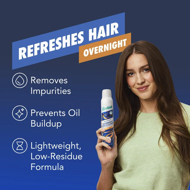 Alt view image 2 of 7 - Overnight Deep Cleanse Dry Shampoo, 3.81 Oz | Works Overnight, Wake up to Beautiful Hair, Prevents Oil Build-up, Soothing Fragrance