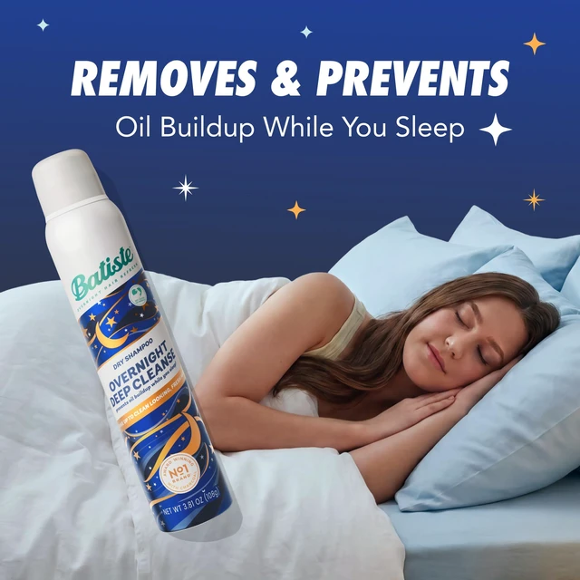 Alt view image 4 of 7 - Overnight Deep Cleanse Dry Shampoo, 3.81 Oz | Works Overnight, Wake up to Beautiful Hair, Prevents Oil Build-up, Soothing Fragrance