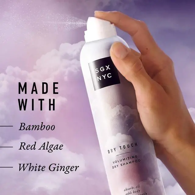 Alt view image 5 of 7 - Dry Touch Volumizing Dry Shampoo - Paraben Free, Vegan Dry Shampoo Spray Absorbs Excess Oil - Fresh and Bouncy Hair with No Residue - 6.5 oz