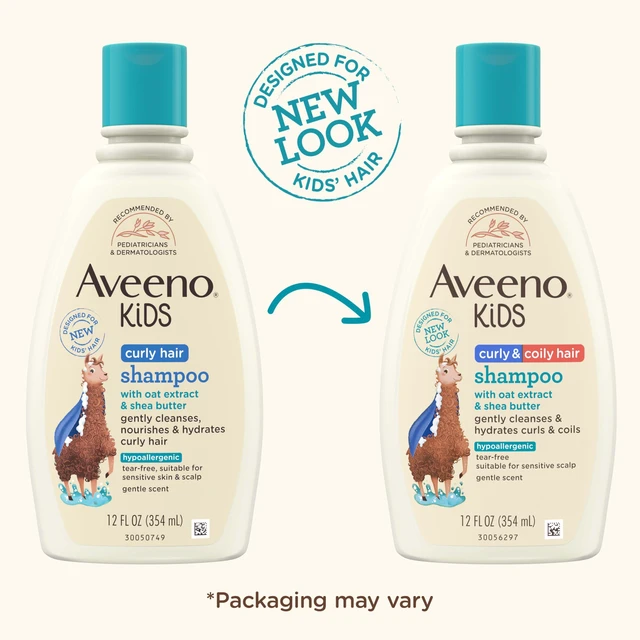 Alt view image 2 of 7 - Kids Curly & Coily Hair Shampoo, 12 fl. oz | Hydrating Shampoo for Type 3 & 4 Hair, For Sensitive Scalps, Oat Extract & Shea Butter, No Added Parabens