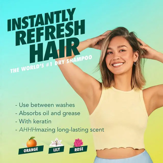 Alt view image 2 of 7 - Dry Shampoo, Original Classic Clean Fragrance, 5.71 Oz | Citrus and Floral Scent, Award Winning Brand, Instantly Refresh Hair & Absorb Oil Between Washes