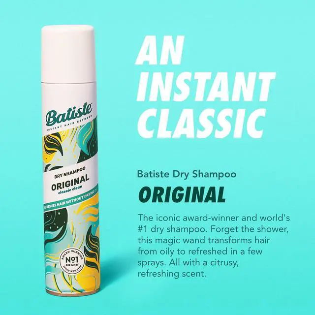 Alt view image 5 of 7 - Dry Shampoo, Original Classic Clean Fragrance, 5.71 Oz | Citrus and Floral Scent, Award Winning Brand, Instantly Refresh Hair & Absorb Oil Between Washes