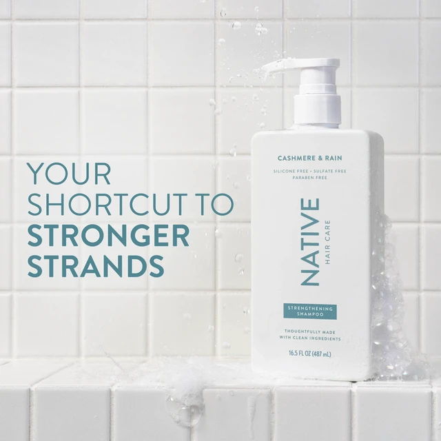 Alt view image 3 of 7 - Strengthening Shampoo Cashmere & Rain 16.5 fl Oz.