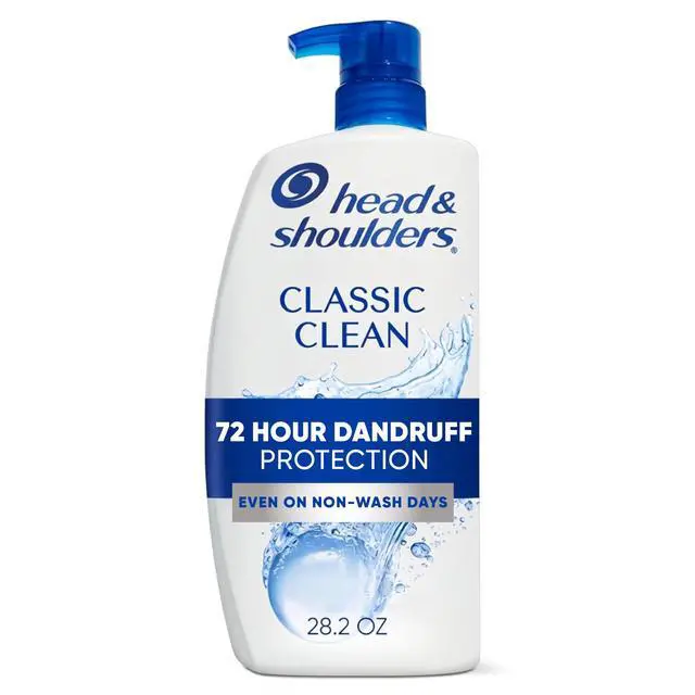 Main image of Classic Clean Anti-Dandruff Shampoo, 72-Hour Dandruff Protection, 1% Pyrithione Zinc, 28.2 fl oz