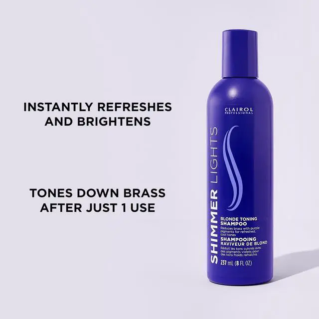 Alt view image 3 of 7 - Shimmer Lights Purple Shampoo | Neutralizes Brass & Yellow Tones | For Blonde, Silver, Gray & Highlighted Hair