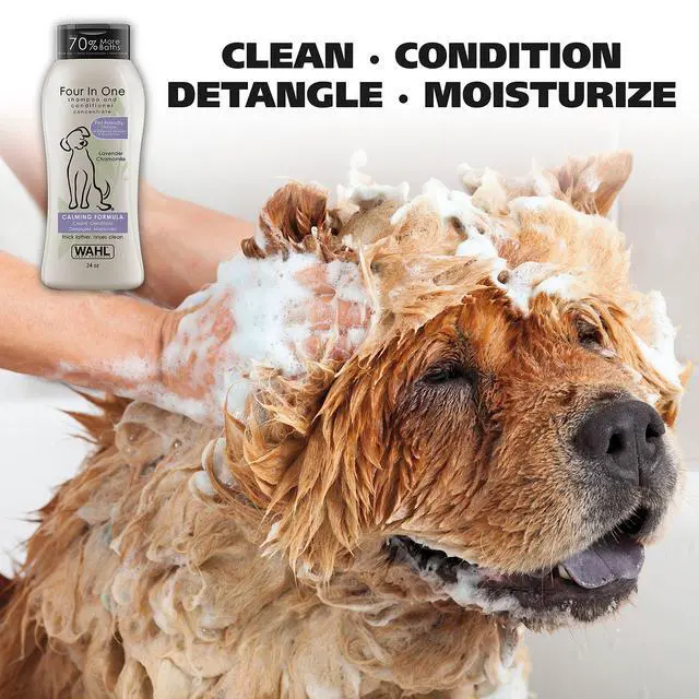 Alt view image 2 of 7 - USA 4-in-1 Calming Dog Shampoo with Lavender Chamomile Scent Cleans, Conditions, Detangles, & Moisturizes - Pet Friendly Formula - 24 Oz - Model 820000A