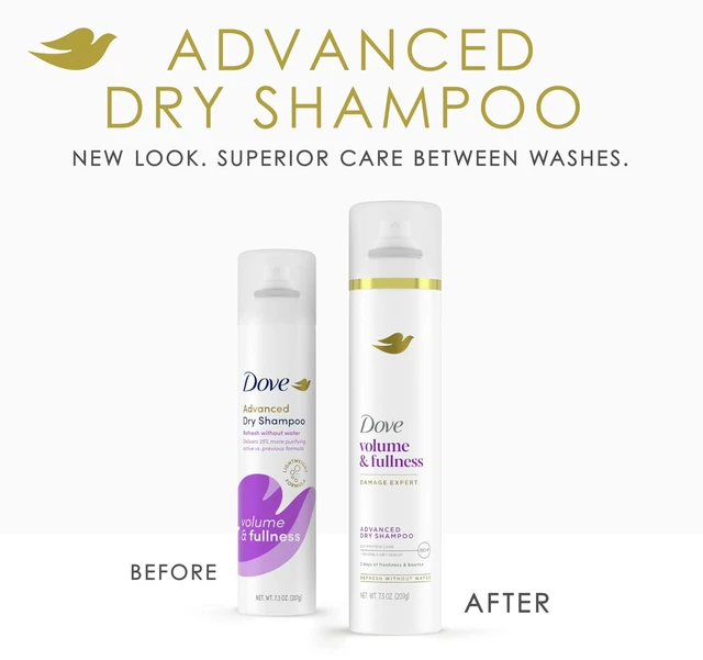 Alt view image 3 of 7 - Volume & Fullness Dry Shampoo, Volumizing for Flat Hair 7.3oz 1ct | For all hair types, volumizing weightless formula refreshes and revives hair without water for 2 days of freshness and bounce
