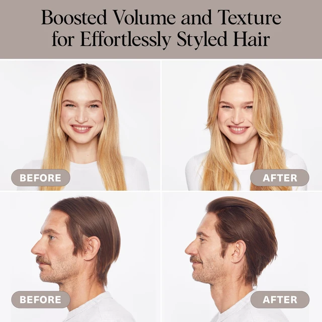 Alt view image 5 of 7 - Volumizing Rice Protein Dry Shampoo Powder Pump - Invisible 1oz | Absorbs Oil, Non-Greasy, Light-to-Medium Hair Colors Travel Size Dry Hair Shampoo for Women & Men, No White Cast