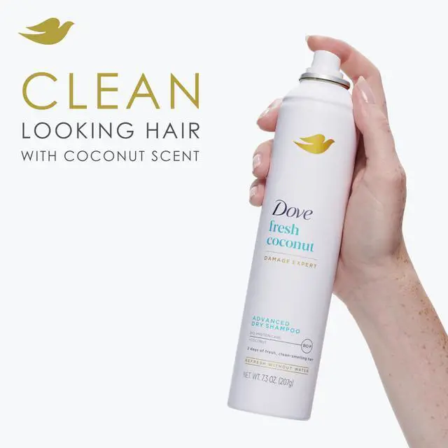 Alt view image 5 of 7 - Advanced Dry Shampoo Fresh Coconut Refresh & Revive Hair 7.3 oz | For all hair types, for clean hair between washes, weightless formula, softens and smooths, with coconut scent