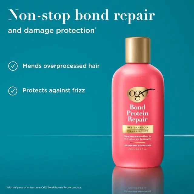 Alt view image 2 of 7 - Repair & Protect Bond Protein Repair Pre-Shampoo, Pre-Shampoo Treatment, Formulated without Para-bens, Sulfate-Free Surfactants, 8.4 fl. oz