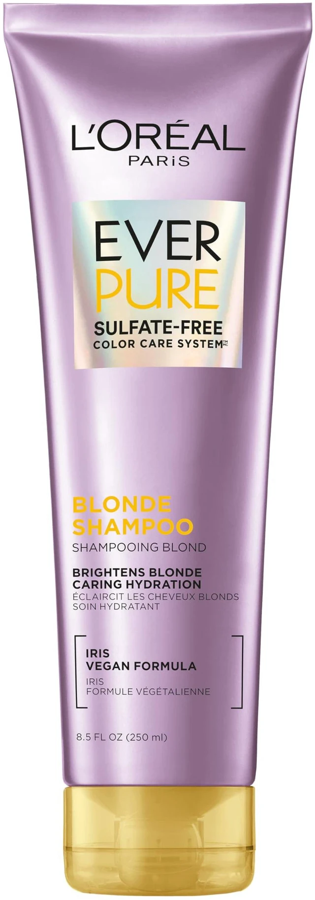 Main image of Blonde Sulfate Free Shampoo for Color-Treated Hair, Neutralizes Brass + Balances, EverPure, 8.5 Fl Oz (Packaging May Vary)