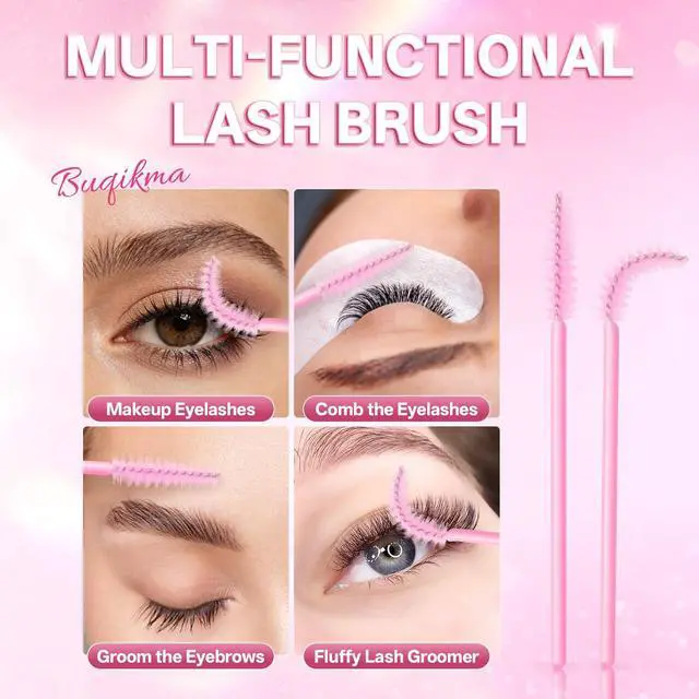 Alt view image 4 of 7 - Lash Shampoo Eyelash Shampoo for Lash Extensions, 2.02 Fl Oz/60mL | Lash Shampoo Kit with Lash Wash Brush, Gentle Eyelash Cleaning Kit Extension Cleanser for Salon Pro & Home Daily Eyelash Care