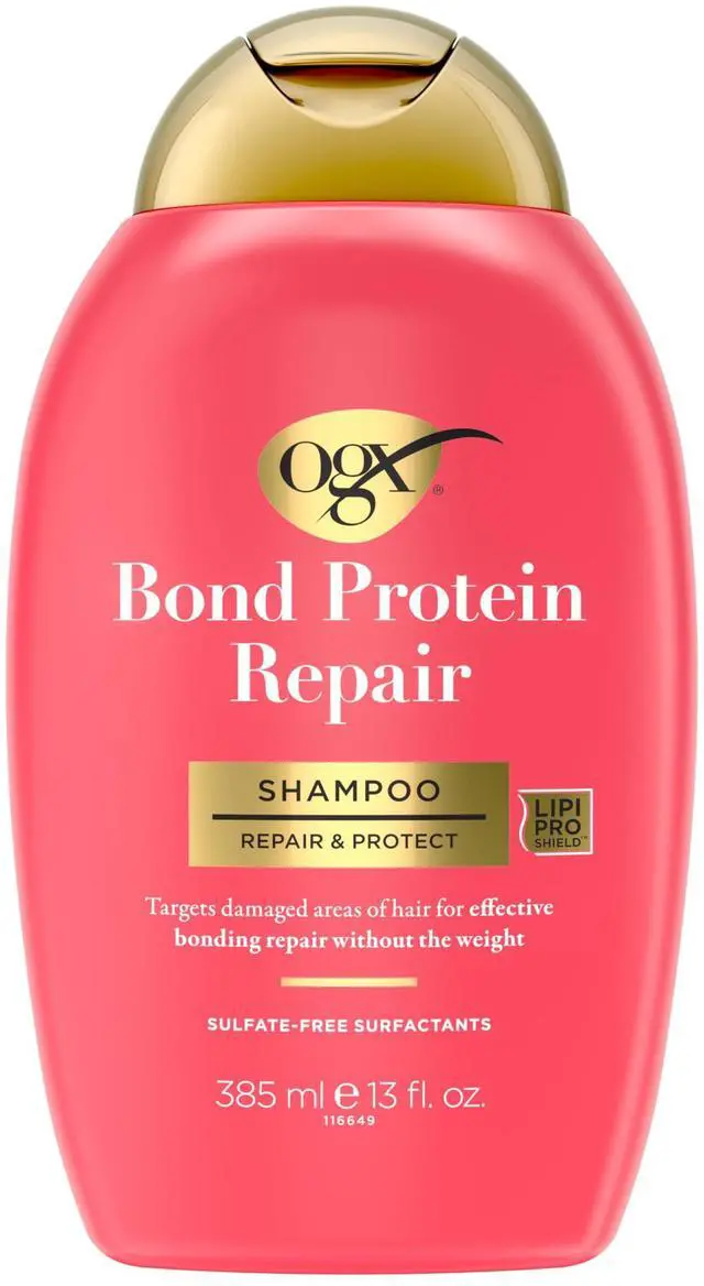 Main image of Repair & Protect Bond Protein Repair Shampoo, Lightweight Hair Wash Cleanses & Targets Damaged Hair for Effective Bond Repair, Formulated without Parabens, 13 fl. oz
