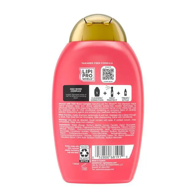 Alt view image 7 of 7 - Repair & Protect Bond Protein Repair Shampoo, Lightweight Hair Wash Cleanses & Targets Damaged Hair for Effective Bond Repair, Formulated without Parabens, 13 fl. oz