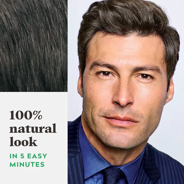 Alt view image 4 of 6 - Shampoo-In Color (Formerly Original Formula), Mens Hair Color with Keratin and Vitamin E for Stronger Hair - Dark Brown, H-45, Pack of 1 (Packaging May Vary)