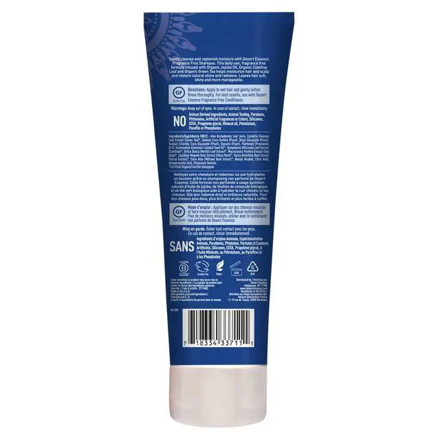 Alt view image 5 of 7 - Fragrance Free Shampoo with Jojoba and Green Tea, 8 fl oz | Gently cleanses and replenishes moisture for soft, shiny and more manageable hair