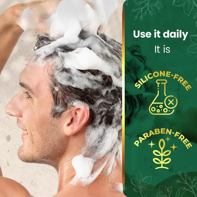 Alt view image 6 of 7 - Mexican Herbs Anti-Hair Loss* Shampoo, 32 fl oz | Strengthening Herbal Shampoo for Men and Women, Nourishing Formula, Healthier Hair, with Royal Jelly and Rosemary Extract