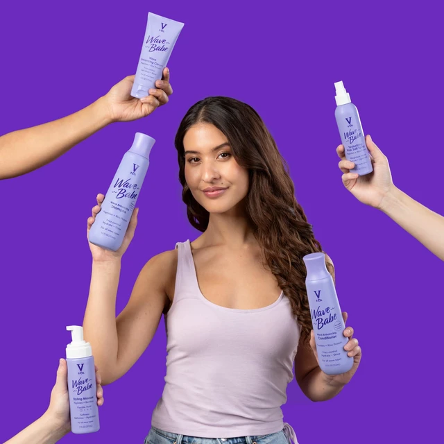 Alt view image 6 of 7 - Wave Babe Wavy Hair Shampoo, Sulfate Free & Paraben Free Hydrating Hair Care with Rice Protein & Peptides for Frizz Control & Wave Definition 12 fl oz