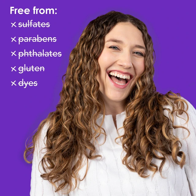 Alt view image 4 of 7 - Wave Babe Wavy Hair Shampoo, Sulfate Free & Paraben Free Hydrating Hair Care with Rice Protein & Peptides for Frizz Control & Wave Definition 12 fl oz