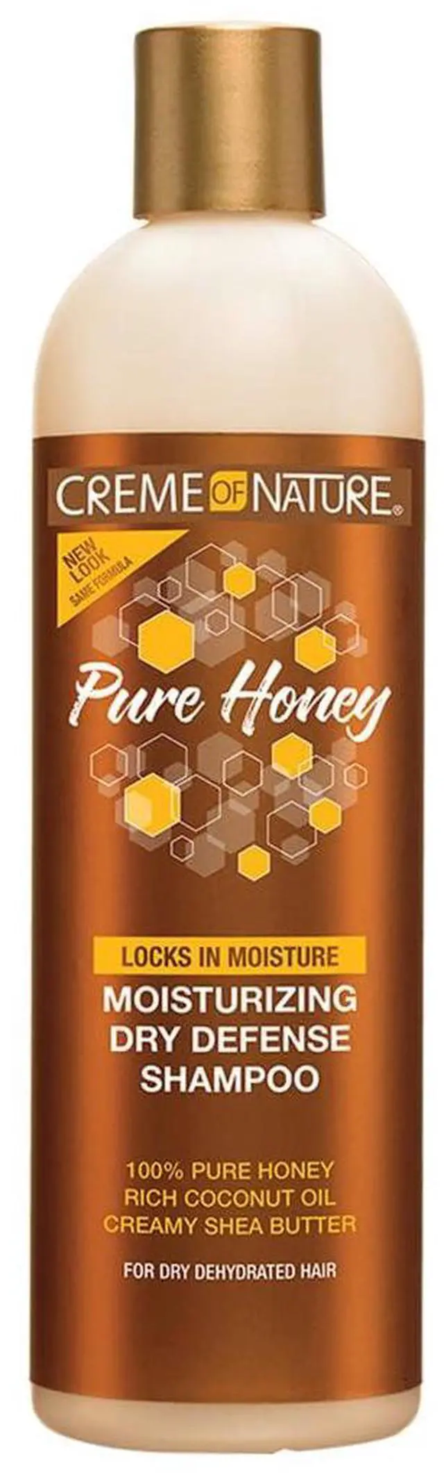 Main image of Pure Honey Moisturizing Dry Defense Shampoo, Gently Cleanses & Restores Moisture, With Coconut Oil & Shea Butter, For Dry, Dehydrated or Brittle Hair, 12 oz
