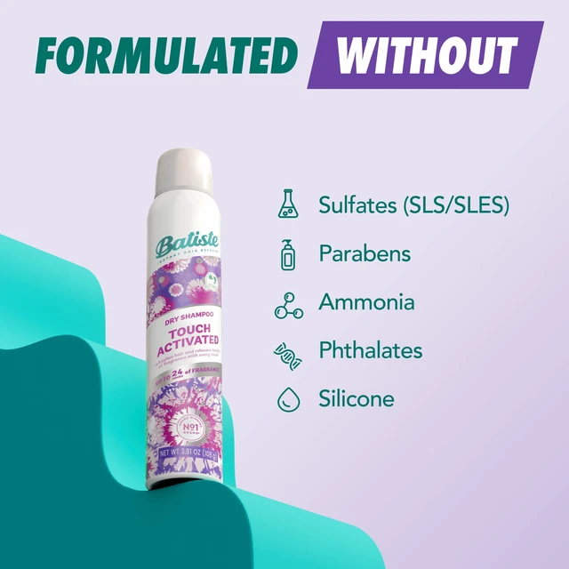 Alt view image 3 of 7 - Touch Activated Dry Shampoo with Scent-Releasing Tech, 3.81 Oz | Up to 24 Hours of Freshness, Long Lasting Scent, Absorbs Oil in Hair Between Washes, Waterless Shampoo